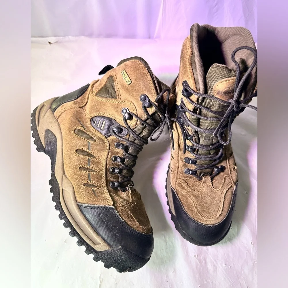 Cabela's Brown Suede Men's Boat/Hiking Boots